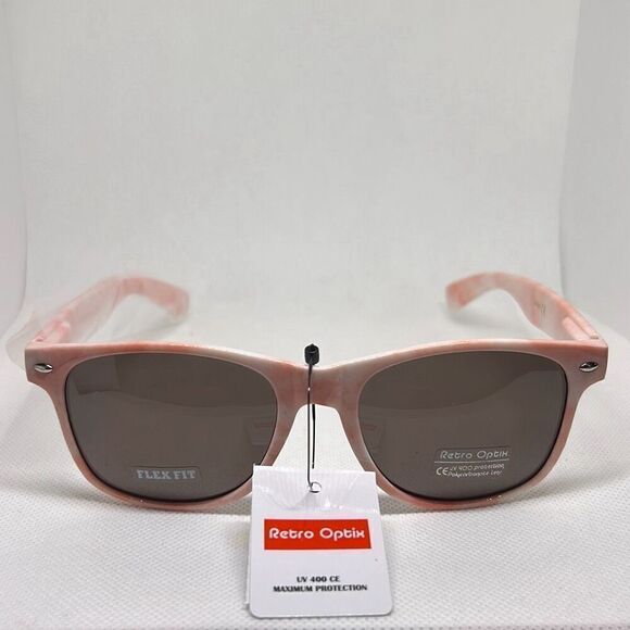 Tie-Dye Unisex Retro Sunglasses - Picture 3 of 3